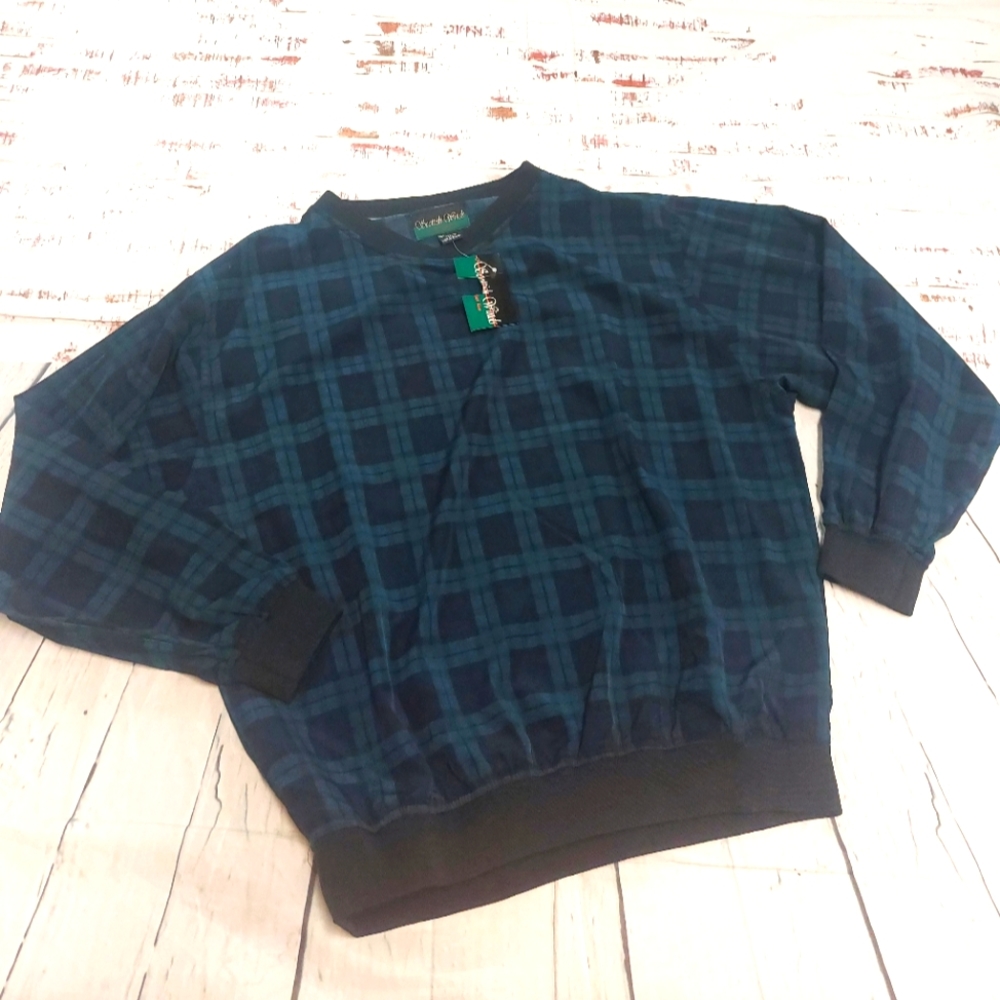 Scottish Winds by Gloos Golf Gear vintage dead stock plaid  golf windshi…